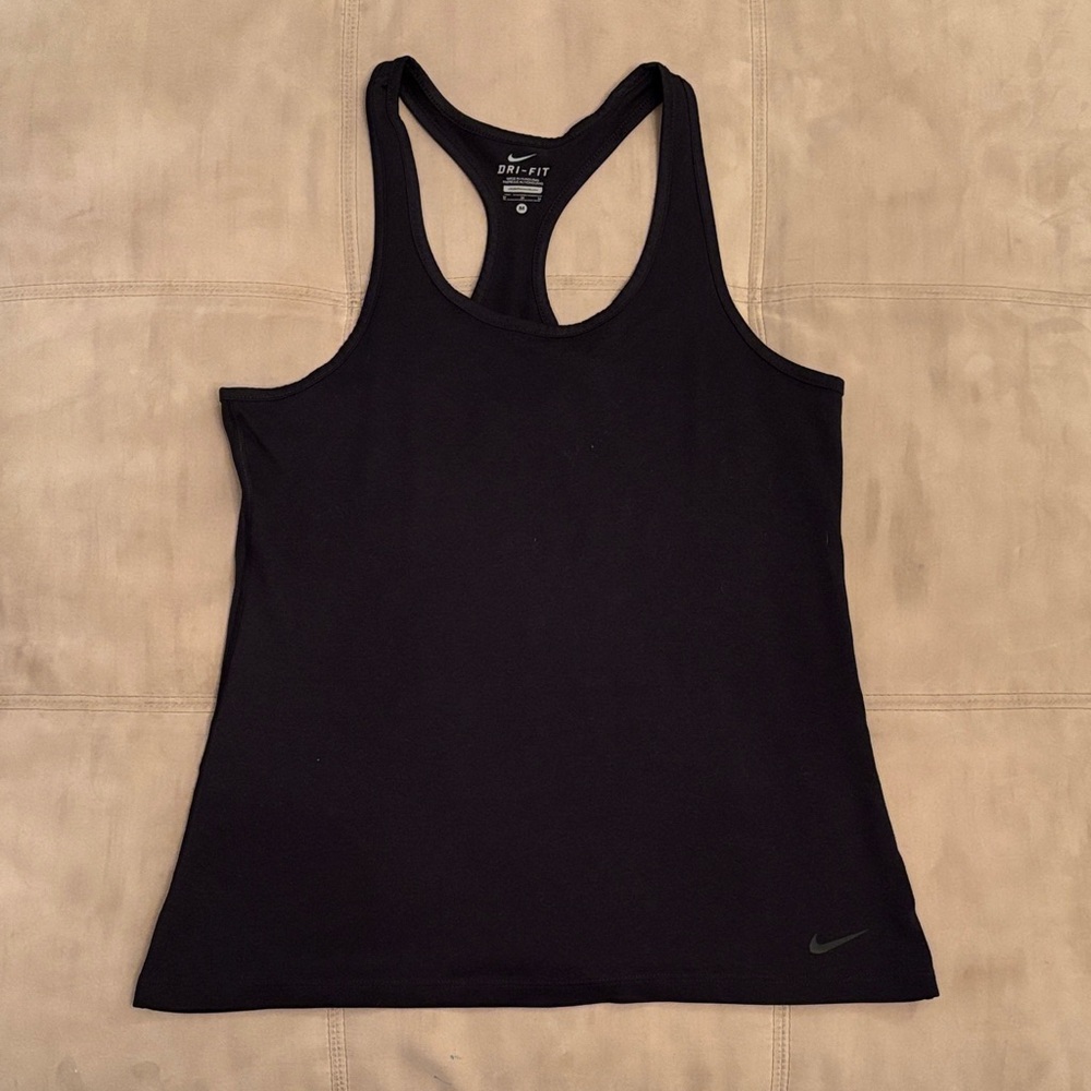 Nike Women's Black Dri-Fit Tank Top Size M